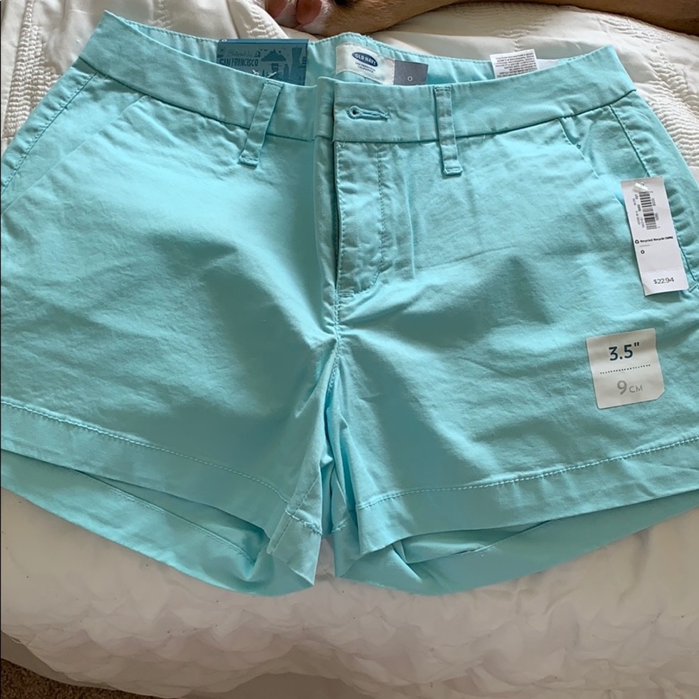 Light blue shorts